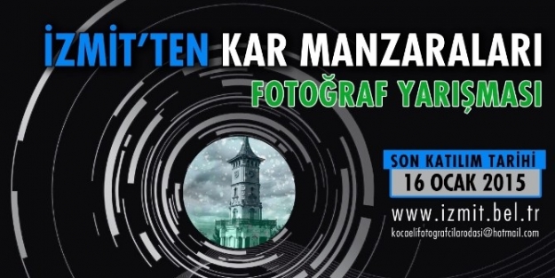 İzmit’te Kar Manzaraları Fotoğraf Yarışması Düzenlenecek