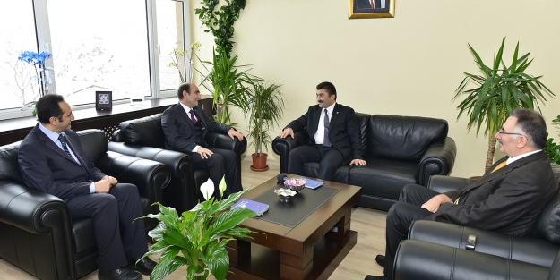 Başkan'dan Rektör'e hayırlı olsun ziyareti