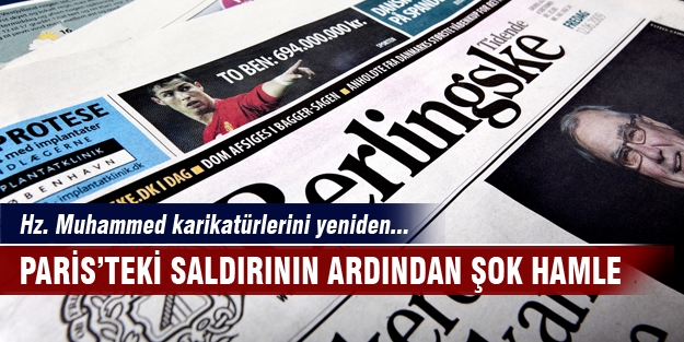 Paris saldırısı sonrası Hz.Muhammed karikatürlerini...