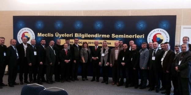 Kutso Yönetim Kurulu Ve Meclis Üyeleri Tobb’nin Bilgilendirme Seminerinde