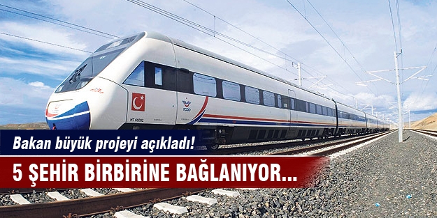5 şehir birbirine bağlanıyor