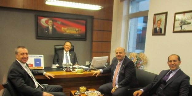 Motorlu Araç Satıcıları Federasyonu Mazıcıoğlu’nu Ziyaret Etti