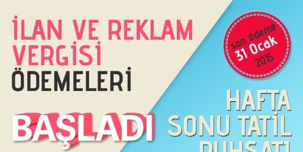 Kapaklı’da Hafta Sonu Tatil Ruhsatı Ve Reklam Vergisi Ödemeleri İçin Müracaatlar Başladı
