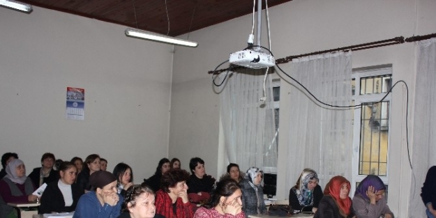 Halk Eğitim Öğrencilerine Verem Hastalığı Anlatıldı