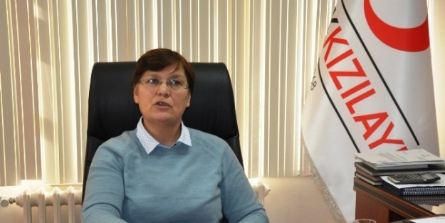 Türk Kızılay’ı Tekirdağ Şube Başkanı Hamiyet Çizen: "alanlara İnerek Kan Alım Sayısı Arttırmayı Amaçlıyoruz"