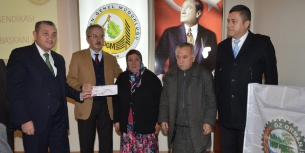 Hayatını Kaybeden Orman İşçisinin Ailesine Ferdi Kaza Tazminatı Ödendi