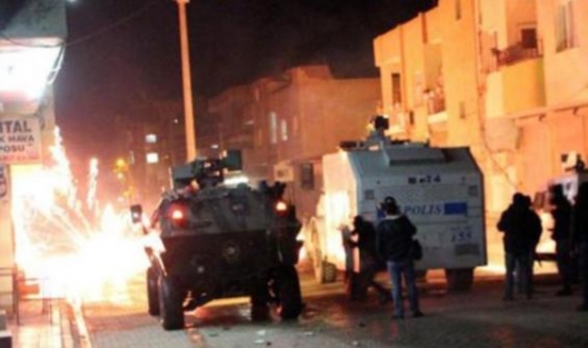 PKK Nusaybin'de olay çıkarttı