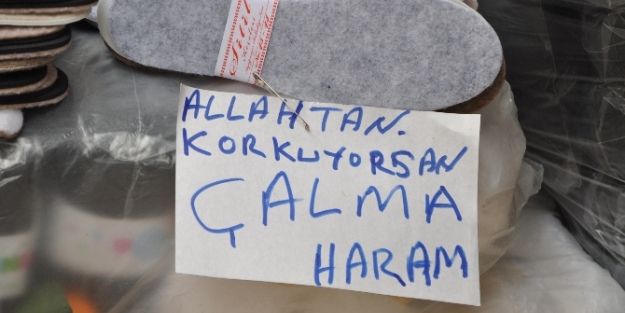 Hırsıza not bıraktı