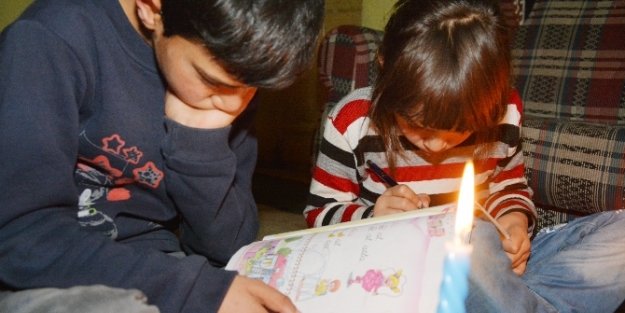 Mum ışığında ders