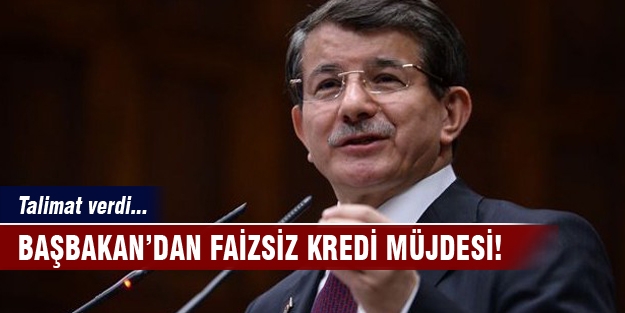 Başbakan'dan o mesleklere faizsiz kredi müjdesi