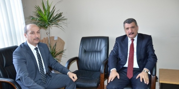 Başkan Gürkan, İlçe Milli Eğitim Müdürü Bulut’u Ziyaret Etti