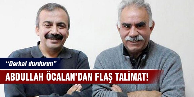 Abdullah Öcalan talimatı verdi!