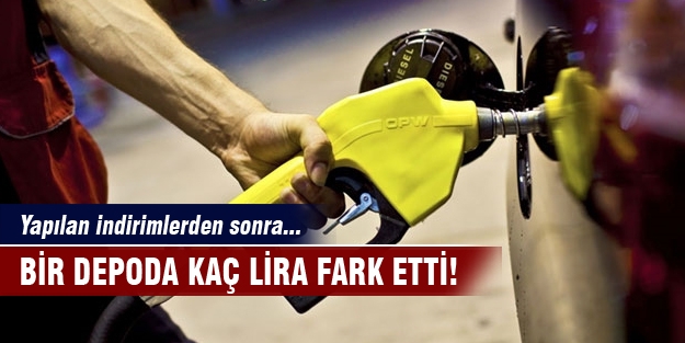 İndirimlerden sonra bir depoda kaç lira fark etti?