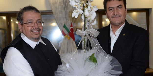 Dündar'dan bakan yardımcısına ziyaret