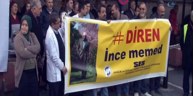 Yaşar Kemal'e pankartlı destek