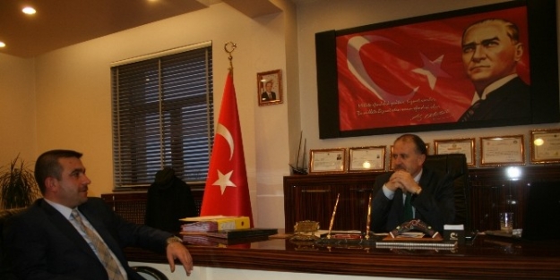 Mhp Yöneticilerinden Yakutiye Kaymakamı Ahmet Katırcı’ya Ziyaret