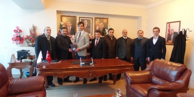 Birlik Haber-sen’den Ak Parti Merkez İlçe Başkanı Güneşe Ziyaret