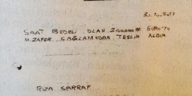 Sarraf'ın imzası sosyal medyayı salladı