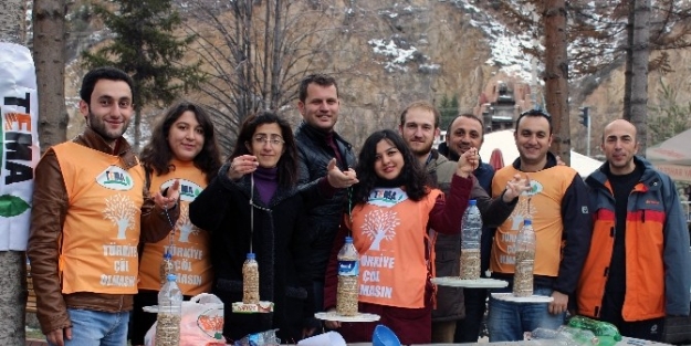 Gümüşhane’de Kuş Yemliği Etkinliği Yapıldı