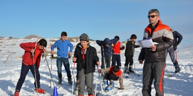 Okul Sporları Kayak İl Birinciliği Yarışları Yapıldı