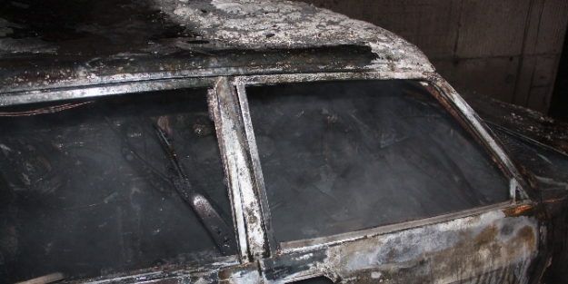 Önce çalındı sonra yandı