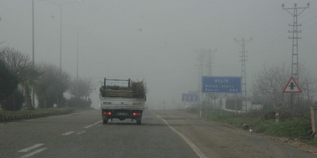 Kilis’te Yoğun Sis Etkili Oldu