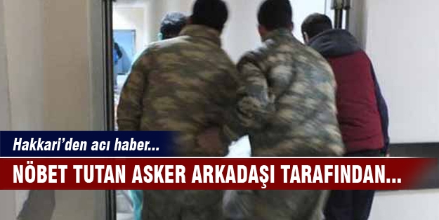 Asker askeri vurdu!