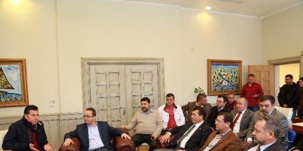 Genel Başkan Yardımcılarından Başkan Kocadon’a Ziyaret