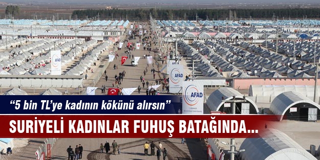 Suriyeli kadınlar fuhuş batağında
