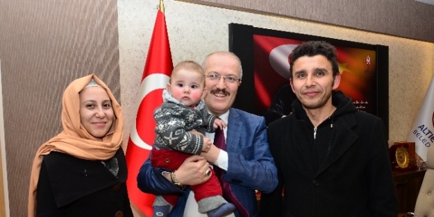 Küçük Erdoğan Başkan Kafaoğlu’nu Ziyaret Etti