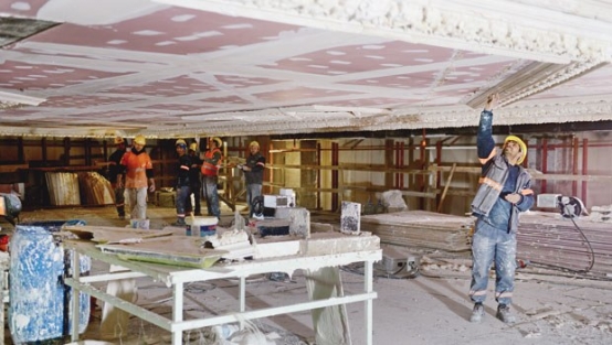 Emek Sineması inşaatında sona yaklaşıldı