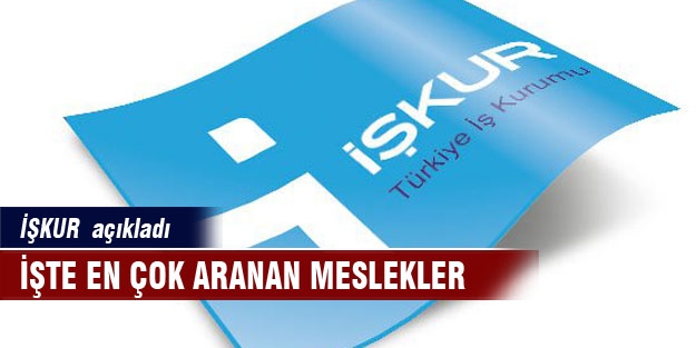 Türkiye'de en çok aranan meslekler açıklandı