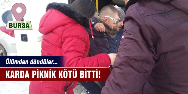 Tatilciler Uludağ'da ölümden döndü!