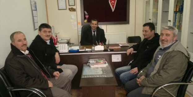 Kutluhanlar İlkokulu Müdürü Arslan’a ”hayırlı Olsun” Ziyareti