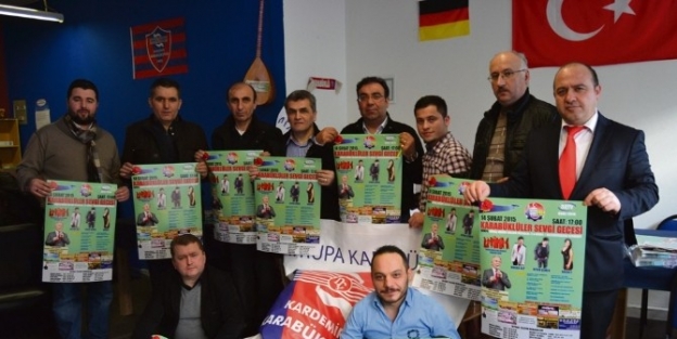 Almanya Karabüklüler Sevgı Gecesı’ne Yoğun Ilgi