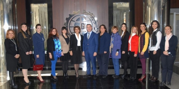 Gaziantep Kadın Girişimciler Kurulu Üyeleri, Gto Başkanı Bartık’ı Ziyaret Etti