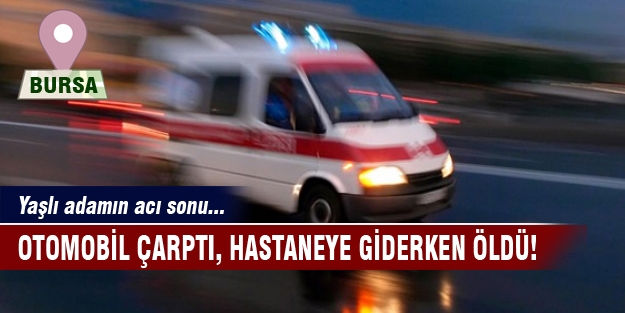 Bursa'da yaşlı adamın acı sonu