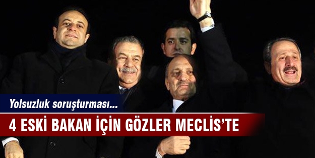 4 eski bakan için oylama zamanı!