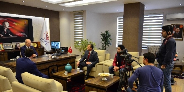 Başkan Kafaoğlu, Azerbaycan Televizyonuna Konuk Oldu