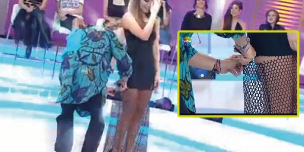 Cemil İpekçi yarışmacının elbisesini beğenmeyince...