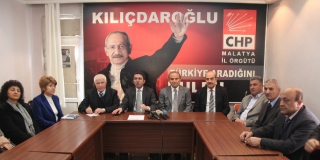 Malatya Chp İl Teşkilatı Ağbaba’ya Destek Verdi