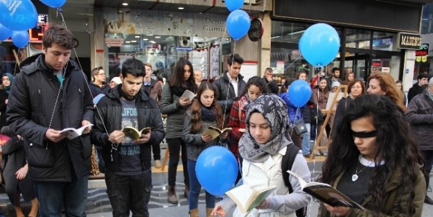 Öğrencilerden "mobil Bağımlılığa Hayır, Okumak Özgürlüktür" Etkinliği
