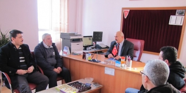 Atatürk İlkokulu Müdürü Değirmenci’ye ”hayırlı Olsun” Ziyareti