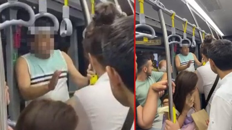 Metrobüste taciz! Fark edilince 'tamam sileceğim' dedi