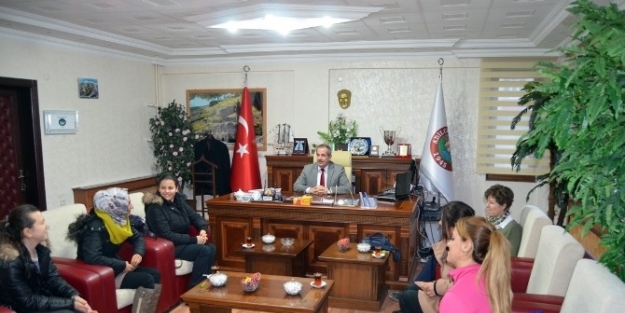 Öğretmenlerden Belediye Başkanı Gürsoy’a Ziyaret