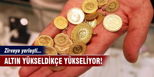 Altın yükseldikçe yükseliyor