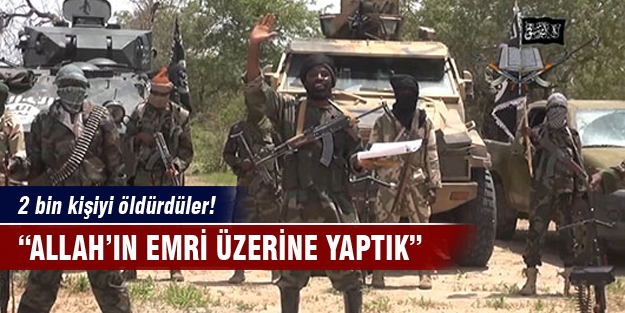 Boko Haram katliamı üstlendi