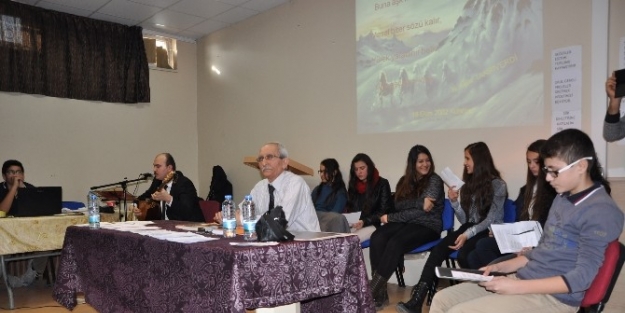 Şair Tanrıverdi’den Öğrencilere Nasihat: