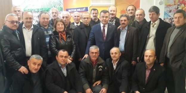 Muhtarlardan Keskin’e Hayırlı Olsun Ziyareti