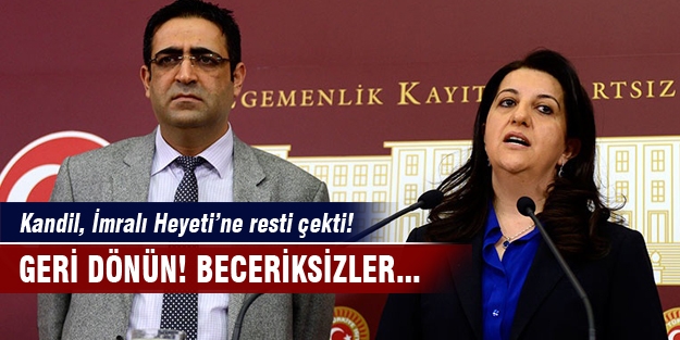 Cemil Bayık İmralı heyetini geri gönderdi